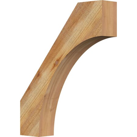 Ekena Millwork 4"W x 20"D x 24"H Westlake Rough Sawn Knee Brace, Western Red Cedar BRC04X20X24WTL00RWR